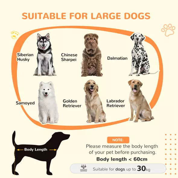 PawHut 98cm Dog Crate Furniture with Removable Cushion for Large Dogs - Grey - 4