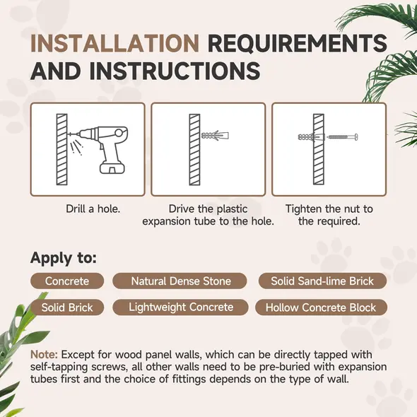 PawHut 4-Piece Cat Shelves w/ Scratching Post, Steps, Jumping Platform, Ladder, Toy Balls, for Indoor Cats, Light Grey - 7