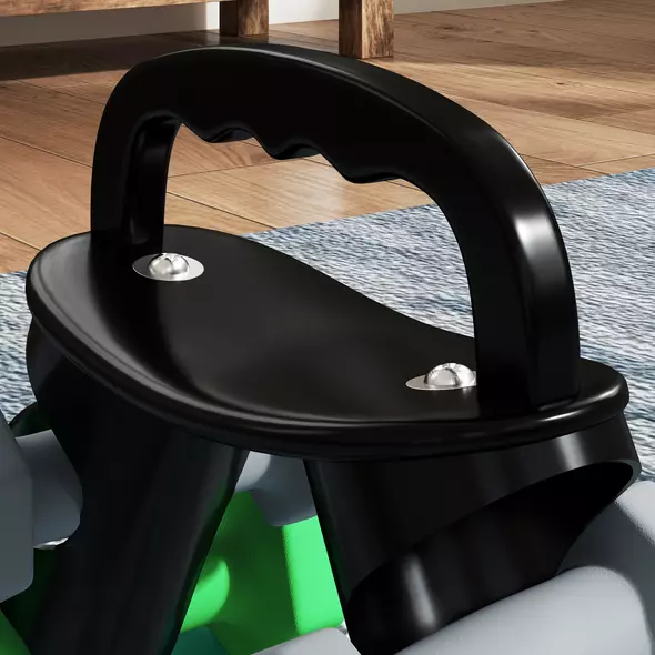 SPORTNOW Dumbbells Set with Storage Rack, 2 x 1kg, 2 x 2kg, 2 x 3kg, Grey - 8