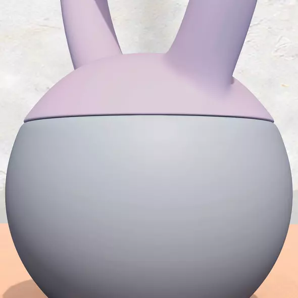 SPORTNOW 8KG Soft Kettlebell, Kettlebell with Non-Slip Handle for Home Gym, Weight Lifting, Strength Training, Purple/Grey - 8