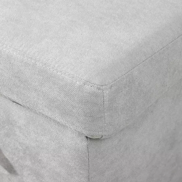 HOMCOM Pull Out Sofa Bed with Storage - Light Grey - 8