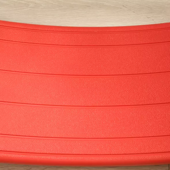 ZONEKIZ Balance Board Kids Wobble Board, Sensory Training Rocking Toy for Children, Nursery Toy, for Ages 3-6 Years, 82 x 27.5 x 19.5cm - Red - 8