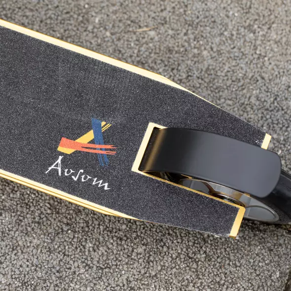 HOMCOM Stunt Scooter, 360° Entry Level Tricks Scooter w/ Lightweight Aluminium Deck and ABEC 7 Bearing, For Age 14+ Beginners, Gold Tone - 8