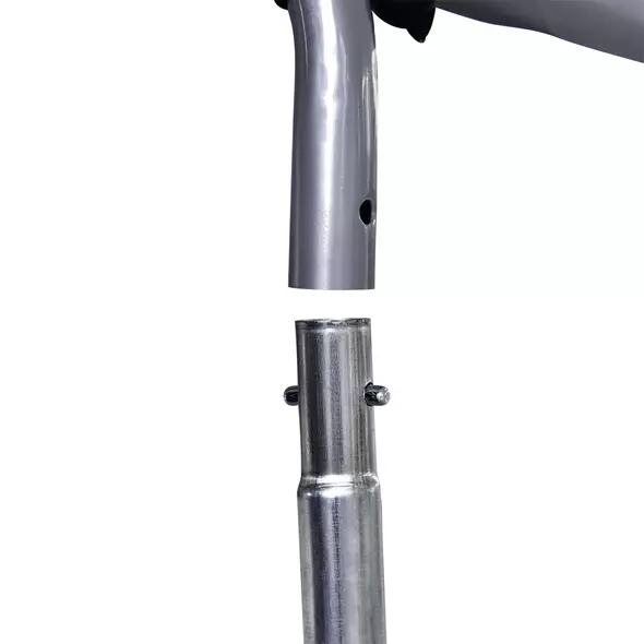 PawHut Large Hen Coop, Galvanised Walk In Chicken Run with Cover, 6 x 3 x 2m, Silver - 9