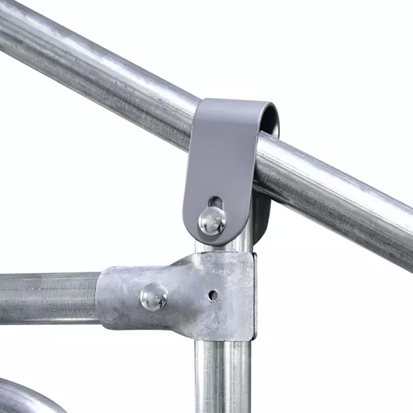 PawHut Large Hen Coop, Galvanised Walk In Chicken Run with Cover, 6 x 3 x 2m, Silver - 8