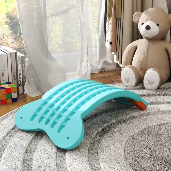 AIYAPLAY Balance Board for Kids Balance Training & Sensory Play, Light Blue - 9