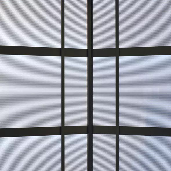 Outsunny 8ft x 5ft Outdoor BBQ Protective Gazebo Tent Aluminium Steel Frame w/ 2 Shelves Hardtop Roof Canopy Ground Stakes Safe Cooking - 8