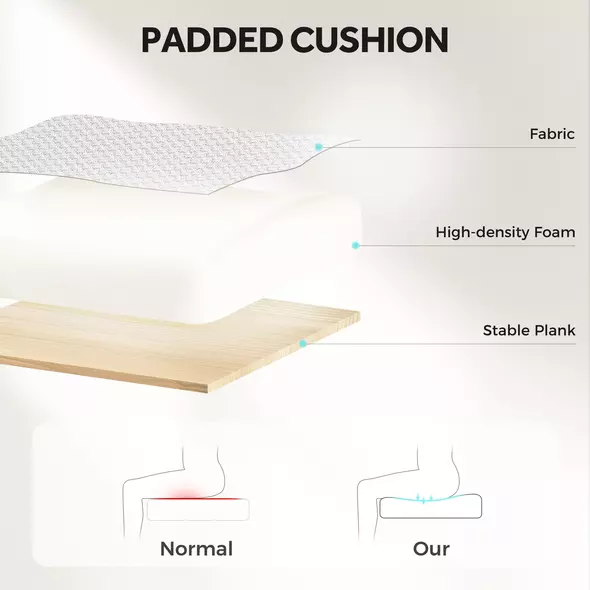 HOMCOM Ergonomic and Adjustable Office Chair - Grey - 8