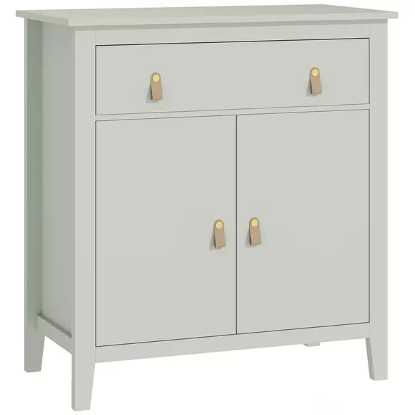 HOMCOM Farmhouse Style Sideboard - Light Green - 1