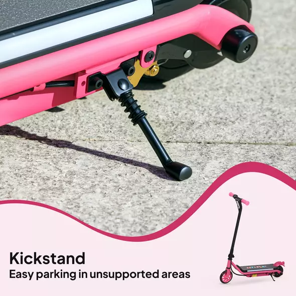 AIYAPLAY Electric Scooter for Kids Aged 6-14 Years, with Colourful Lights, Pink - 9
