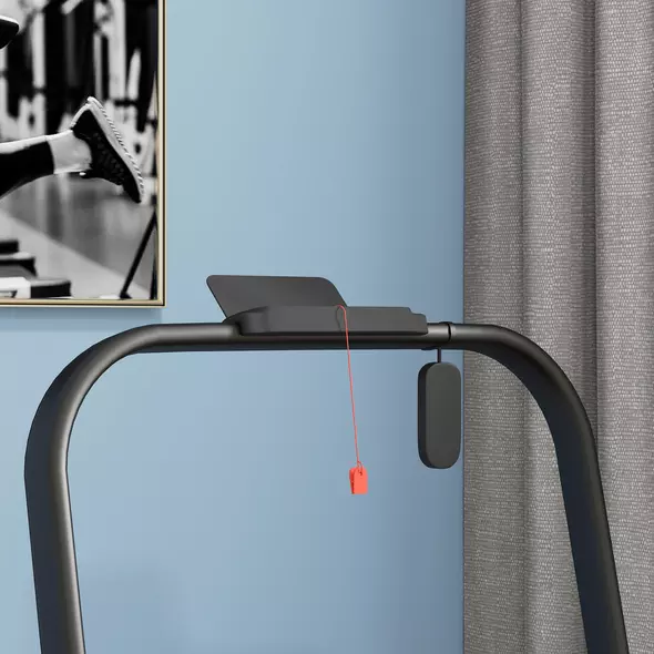 SPORTNOW 2.5HP Walking Pad, 1-6km/h Folding Treadmill with Remote Control and LED Display for Home Gym Office, Blue - 9