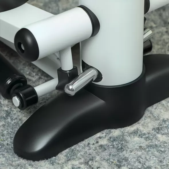 SPORTNOW Mini Stepper Machine, with LCD Monitor, Non-Slip Pedals, White - 8