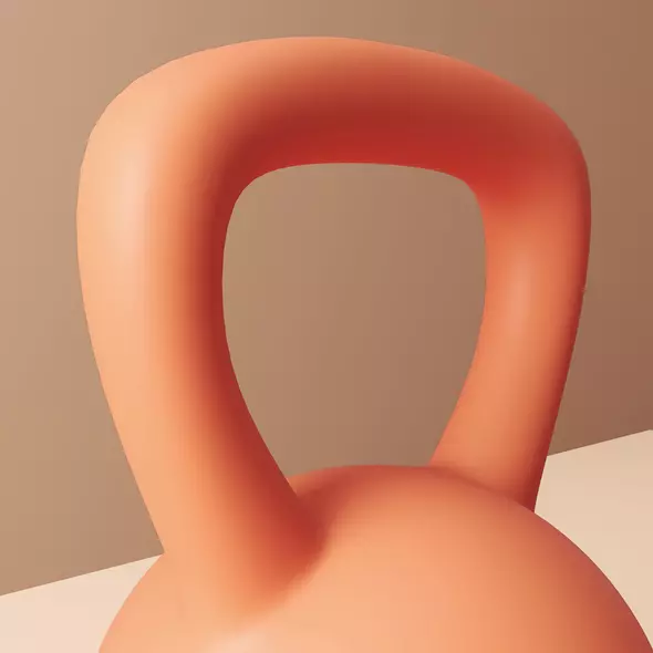 SPORTNOW 4KG Soft Kettlebell, Kettlebell with Non-Slip Handle for Home Gym, Weight Lifting, Strength Training, Orange/Grey - 9