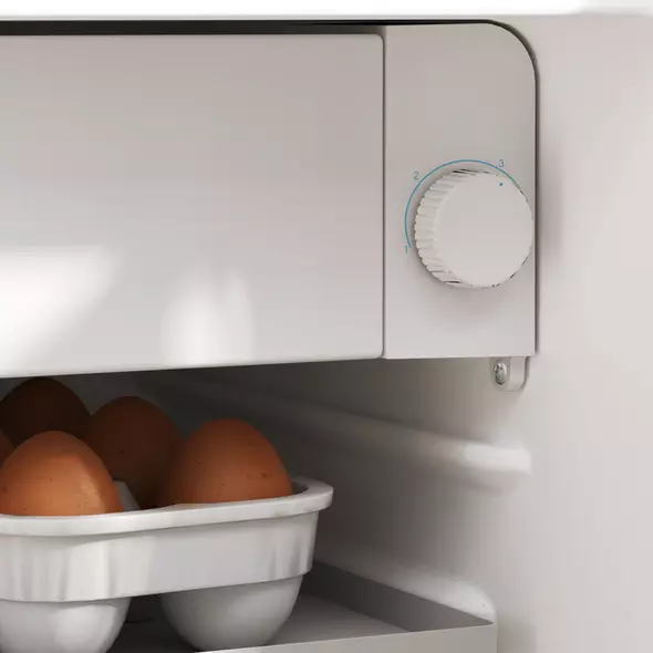 HOMCOM 46 Litre Lockable Countertop Fridge - Grey - 8