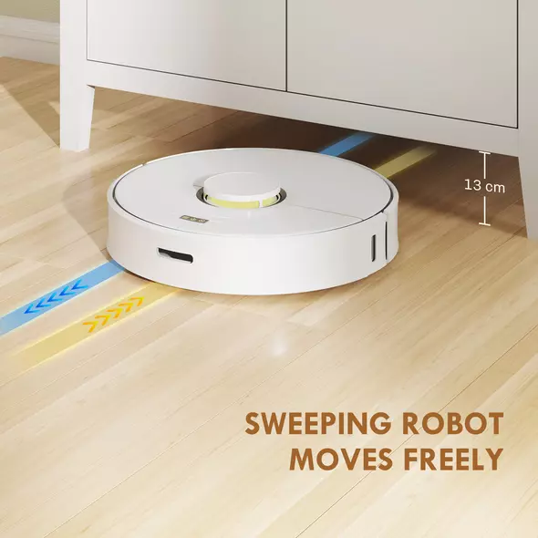 HOMCOM Farmhouse Style Sideboard - White - 8