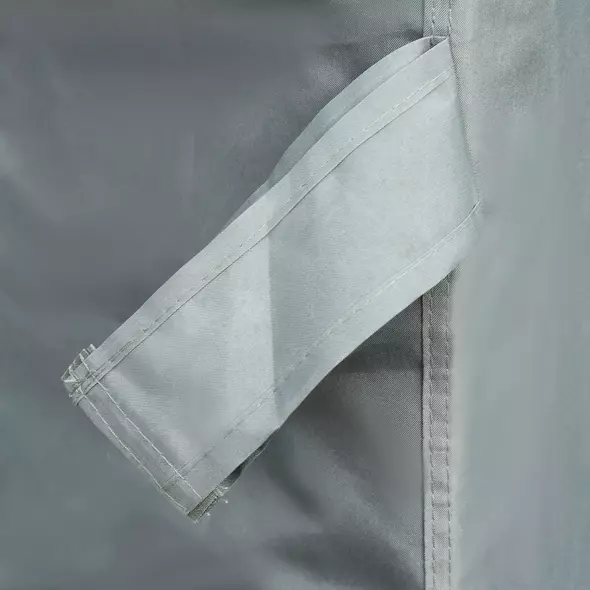 Outsunny 3.6 x 3(m) Outdoor Pergola with Retractable Roof and Curtains, Garden Gazebo Canopy Sun Shade Shelter with Aluminum Frame, Dark Grey - 8