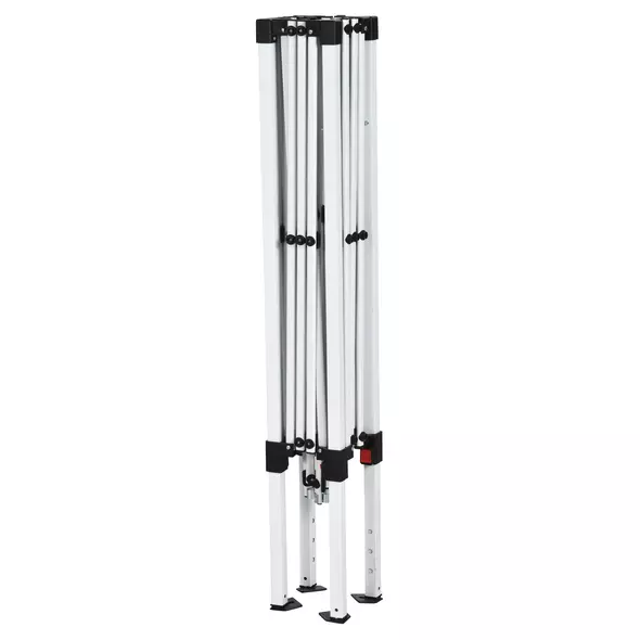 Outsunny 2.4 x 2.4m Two Wall Pop Up Gazebo - Green - 9