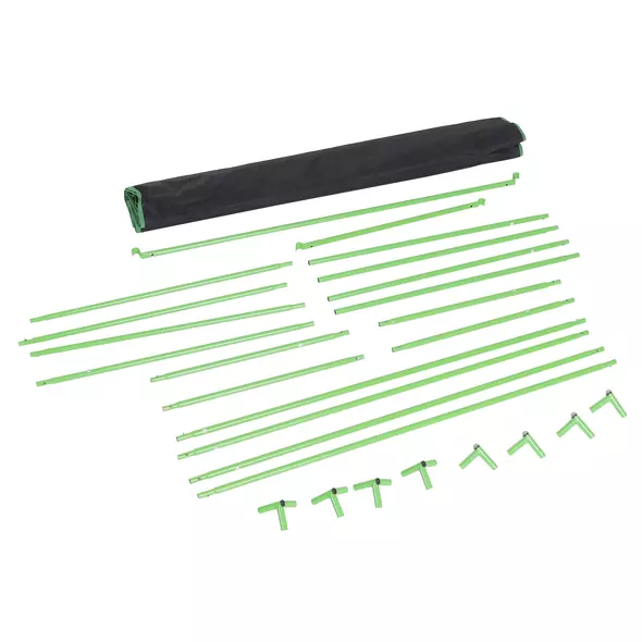 Outsunny Grow Tent Reflective Mylar Hydroponic with Adjustable Vents and Floor Tray for Indoor Plant Growing, 120 x 60 x 150 cm (47" x 23.5" W x 59") - 8