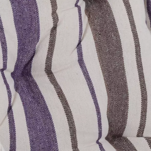 Outsunny Outdoor Hanging Rope Chair with Soft Padded Seat & Backrest, Garden Hammock Chair with Wooden Support Bar Cotton Cloth, Portable Garden Chair for Patio & Tree, Brown - 8