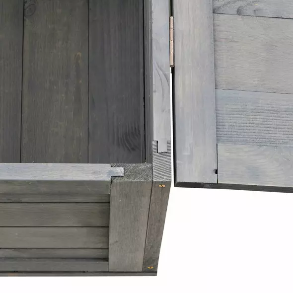 PawHut Tortoise House, Small Reptile Wooden House, with Mesh Roofs, Side Panels, for Turtles, Lizards, Geckos and Snakes - 9