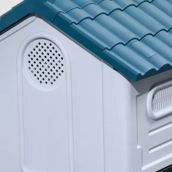 PawHut Outside Dog Kennel House, for Miniature Dogs, 64.5 x 57 x 66cm - 8