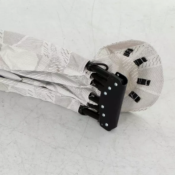 Outsunny Hanging Egg Chair Outdoor Indoor Garden Swing Chair with Folding Basket, Garden Hanging Chair with Stand, Thickened Cushion, Cup Holder for Patio, Balcony, Sand Brown - 9