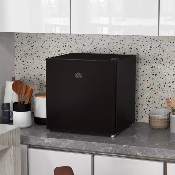 HOMCOM 35L Mini Freezer, -24℃ to -14℃ Temperature - Black - 2