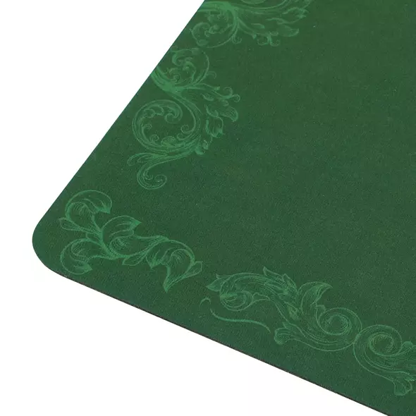 SPORTNOW Professional Poker Mat, Six-Player Water-resistant Poker Table with Felt Surface, Carry Bag, Green - 8