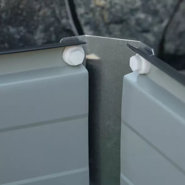 Outsunny 108L Raised Garden Bed, Galvanized Steel Elevated Planter Box w/ Installation Gloves for Backyard, Patio to Grow Vegetables, Herbs, and Flowers, 66 x 47 x 40cm, Grey - 9