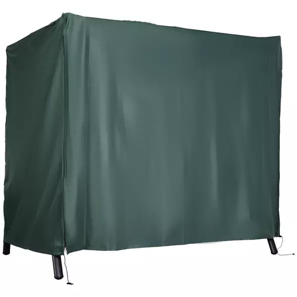 Outsunny 205 x 124cm Three-Seater Swing Chair Protective Cover Deep Green - 1