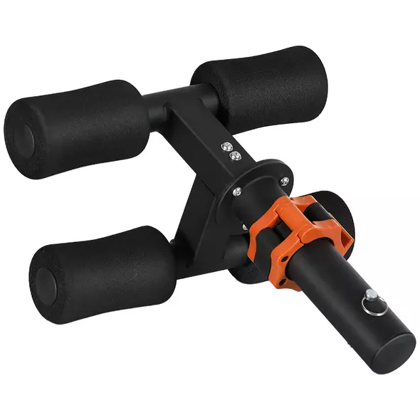 SPORTNOW Tibialis Trainer Tib Bar for Strengthening Calves Shins Ankles, Fits 5cm Weight Plates - 1