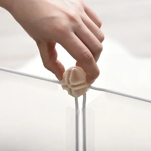 PawHut Pet Playpen DIY Small Animal Cage Open Enclosure Portable Plastic Fence 12 Panels for Hedgehog Guinea Pig White - 7