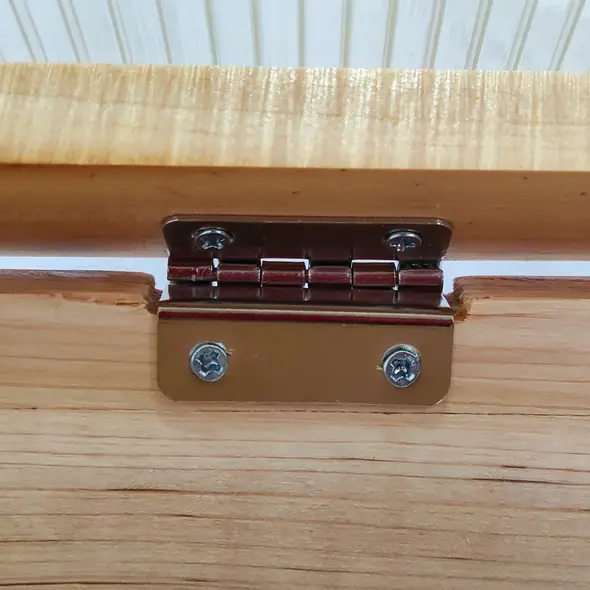 Outsunny Wooden Cold Frame Greenhouse Garden Polycarbonate Grow House  with Independent Openable Top Covers for Flowers, Vegetables, Plants, 100 x 50 x 36 cm, Natural - 7