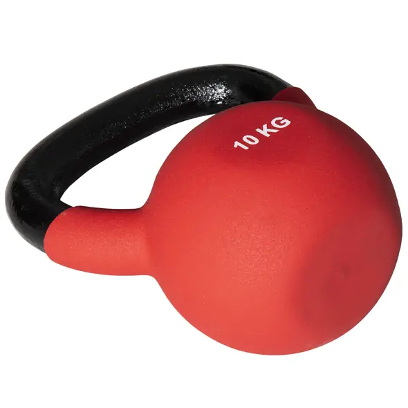 HOMCOM Soft Kettlebell, 10kg Kettle Bell with Non-Slip Handle for Home Gym Weight Lifting and Strength Training, Red - 8