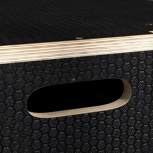 SPORTNOW Multi-Faceted Jump Box, Wooden Step Up Box, for Home, Gym, Exercise, 51/61/76cm- Black - 8