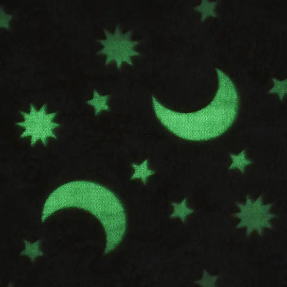 AIYAPLAY 2 in 1 Kids Folding Bed Armchair with Glow in The Dark Cosmic Design, Washable Cushion and Cover, Pink - 8