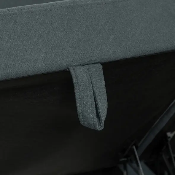 HOMCOM 'L' Shape Modular Storage Sofa - Dark Grey - 7