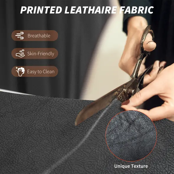 HOMCOM Leathaire Reclining Office Chair with Lumbar Support Pillow - Black - 5