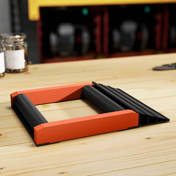 HOMCOM Motorcycle Wheel Cleaning Roller Stand with Aluminium Alloy Frame and Rollers, Motorcycle Maintenance Stand for Tyre Cleaning and Chain Lubrication, Fit Tyre Width < 180mm, Bikes < 500lb, Black - 8