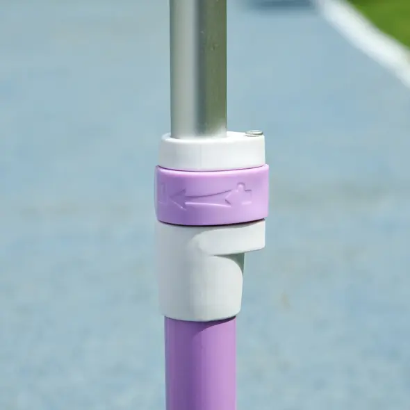 AIYAPLAY Kids 3 Wheel Scooter for 2-6 Years Old w/ Adjustable Height, LED Light, TPE Handlebar, Purple - 8