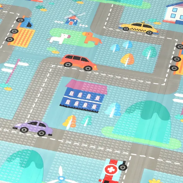 AIYAPLAY Foldable Double-Sided Baby Play Mat, for Toddlers, Bedrooms, Nurseries, Playrooms - 9