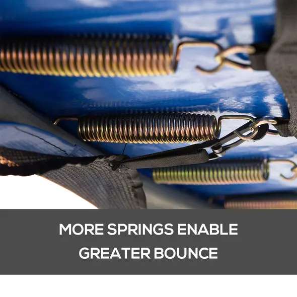 Homcom  8ft Trampoline Replacement Net, Black - 6