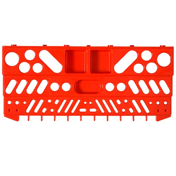 DURHAND 54 Pcs On-Wall Tool Equipment Holding Pegboard Home DIY Garage Organiser DIY w/ 50 Pegs 2 Shelves - 9