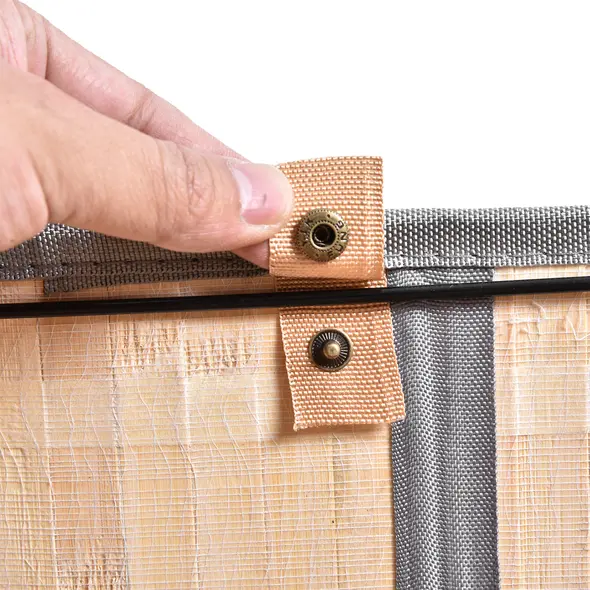 HOMCOM 100L Natural Wood Laundry Basket A Compartment w/Flip Lid Removable Lining Handles Board Base Foldable Durable Water-Resistant Dirty Clothes Storage Home Organisation Grey - 7