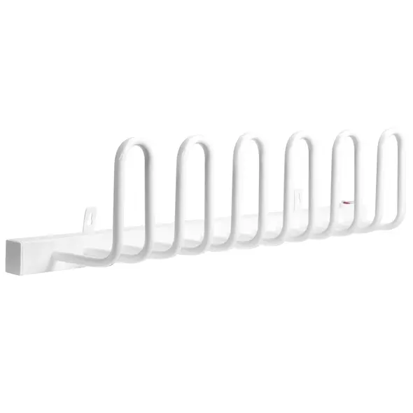 HOMCOM 3 Pairs Electric Shoe Dryer, Wall Mounted Shoe Warmers with Constant Temperature for Boots, Leather Shoes, Socks, White - 1