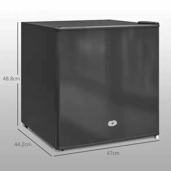 HOMCOM 35L Mini Freezer, -24℃ to -14℃ Temperature - Black - 3