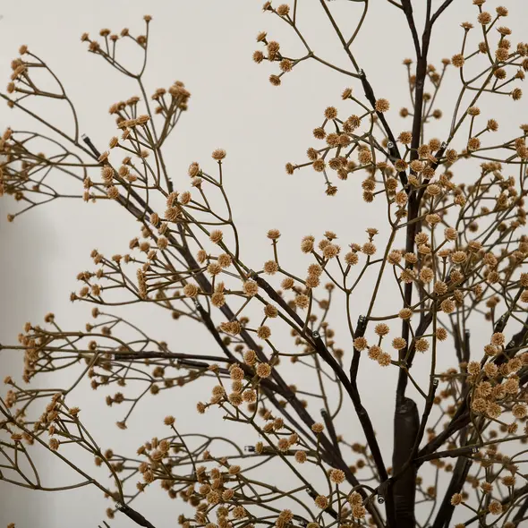 HOMCOM 4ft Artificial Gypsophila Blossom Tree Light with 72 Warm White LED Light, Baby Breath Flowers for Home Party Wedding, Indoor and Outdoor Use - 9