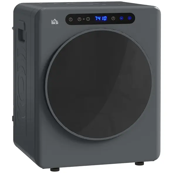 HOMCOM 4kg Compact 40-60℃  Tumble Dryer - Grey - 1
