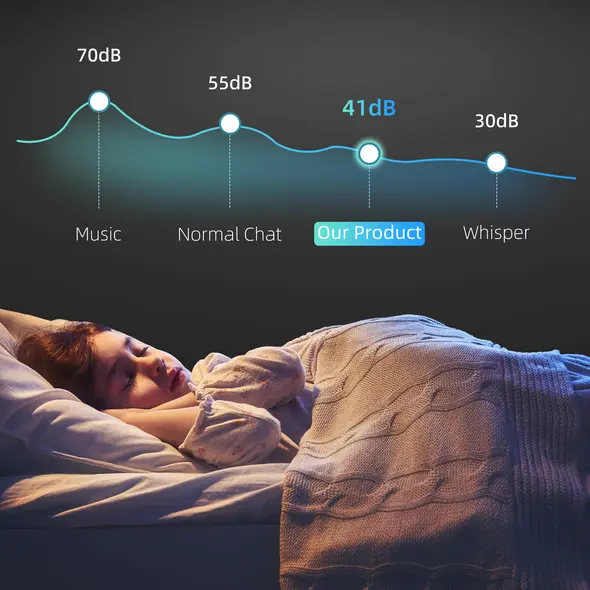 HOMCOM 41 Bottle Wine Fridge, 91 Litre Capacity, 45cm Freestanding Wine Cooler Fridge with Glass Door, LED Light, Digital Touch Screen, Temperature Control, Black - 6