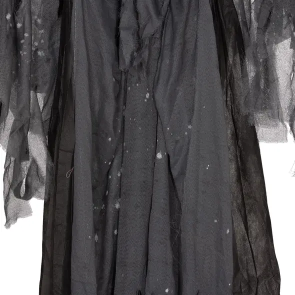 HOMCOM 6.3" Grim Reaper Halloween Animatronic, with Glowing Eyes - 9